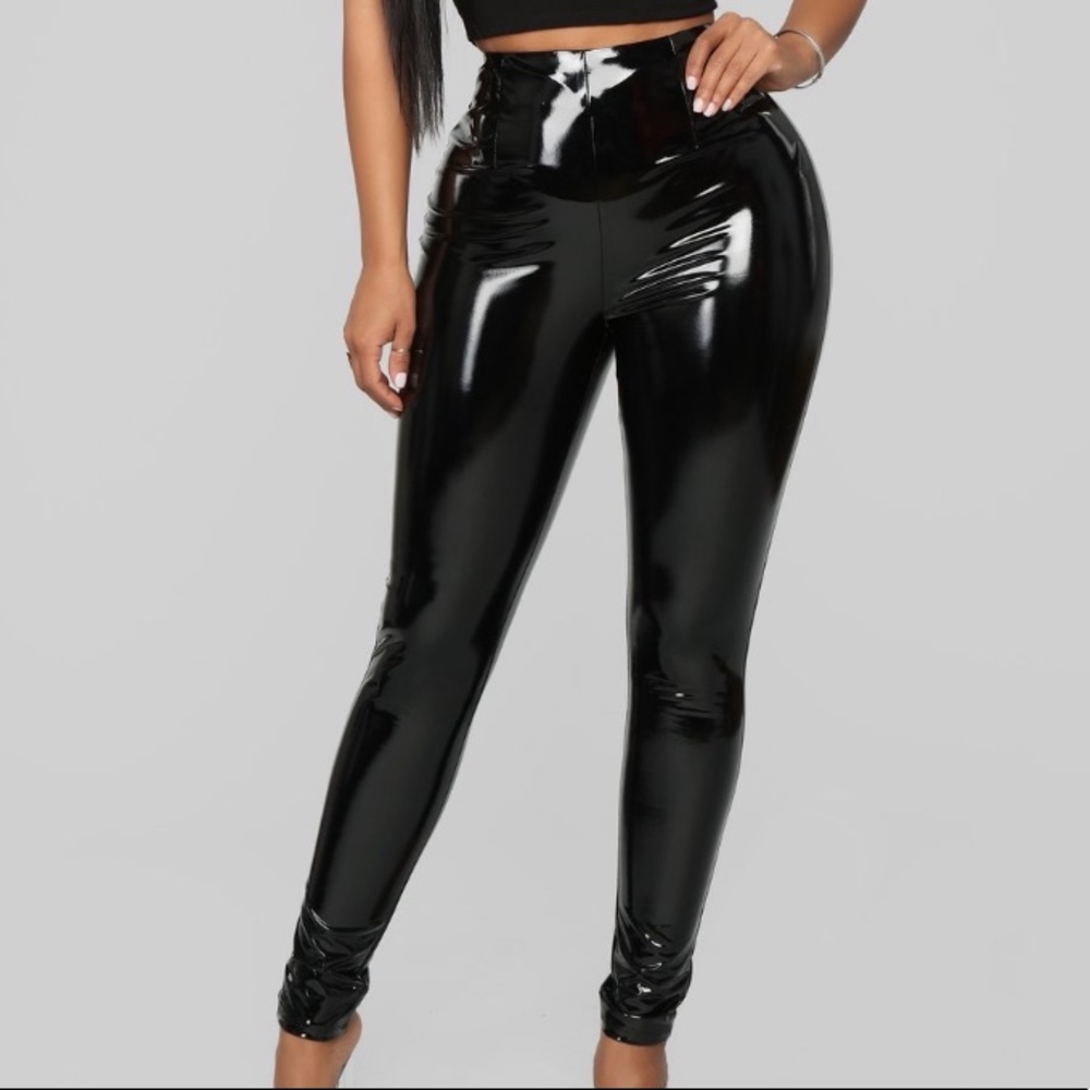 Fashion Nova Vinyl Pant